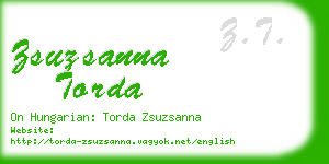 zsuzsanna torda business card